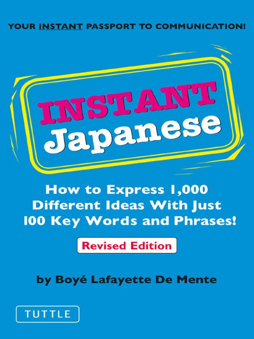 Cover image for Instant Japanese